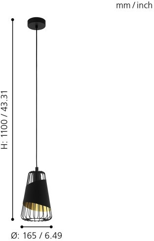 Подвесной светильник Austell 49447 Eglo