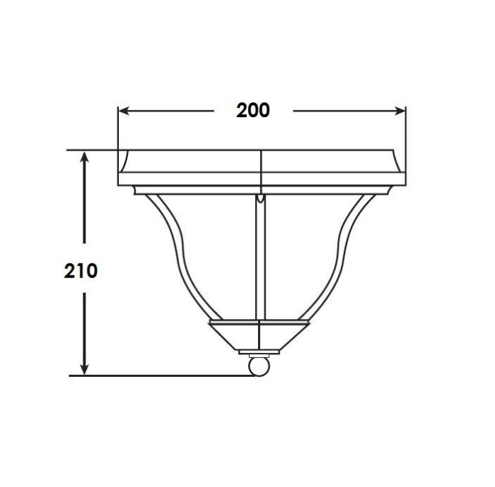 Потолочный светильник уличный  89425 Bl Oasis Light