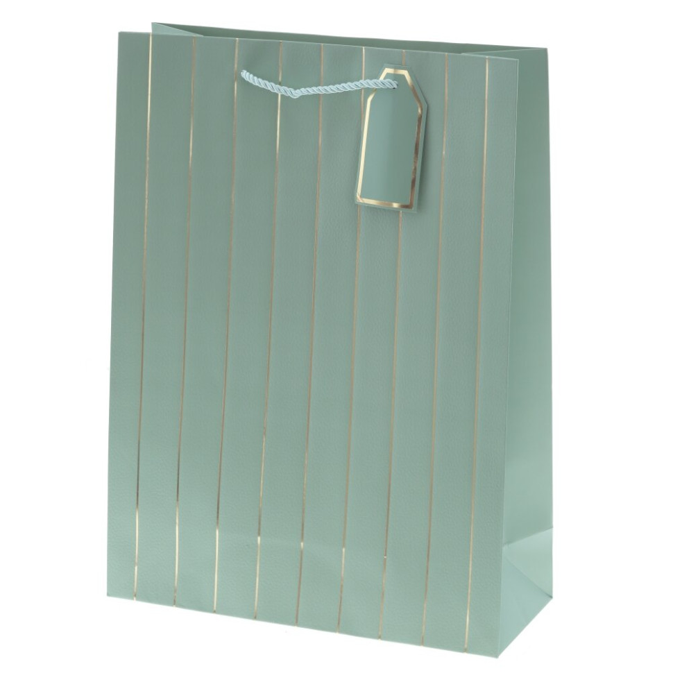 Пакет подарочный L (бумага 210г/м2, блок 12шт), L31 W12 H42 см, 9в.