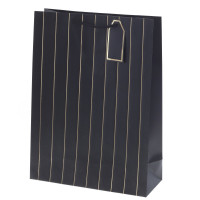 Пакет подарочный L (бумага 210г/м2, блок 12шт), L31 W12 H42 см, 9в.