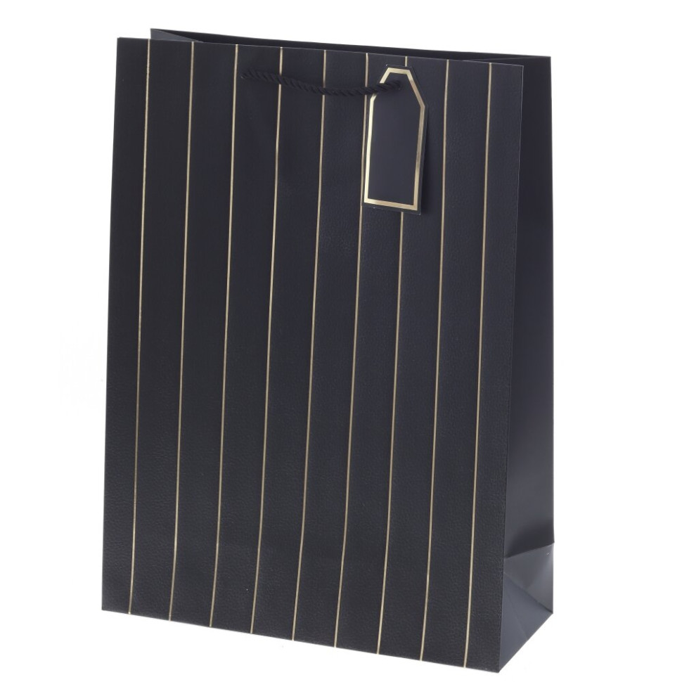 Пакет подарочный L (бумага 210г/м2, блок 12шт), L31 W12 H42 см, 9в.