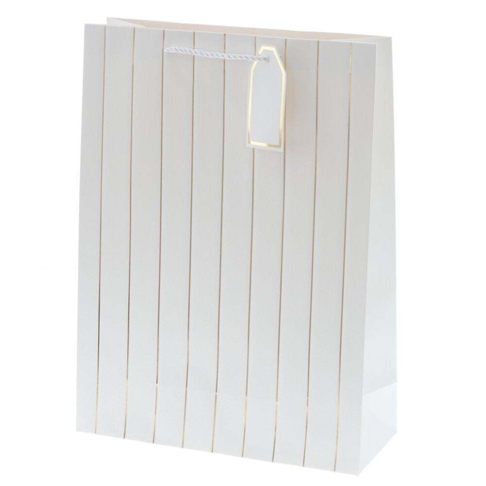 Пакет подарочный L (бумага 210г/м2, блок 12шт), L31 W12 H42 см, 9в.