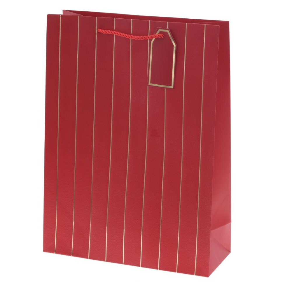 Пакет подарочный L (бумага 210г/м2, блок 12шт), L31 W12 H42 см, 9в.