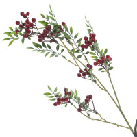 Ветка искусственная "Рябина", L14 W15 H84 см