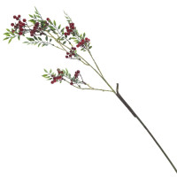 Ветка искусственная "Рябина", L14 W15 H84 см
