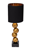 Лампа настольная с черным абажуром Лампа настольная с черным абажуром