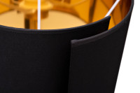 Лампа настольная с черным абажуром Лампа настольная с черным абажуром