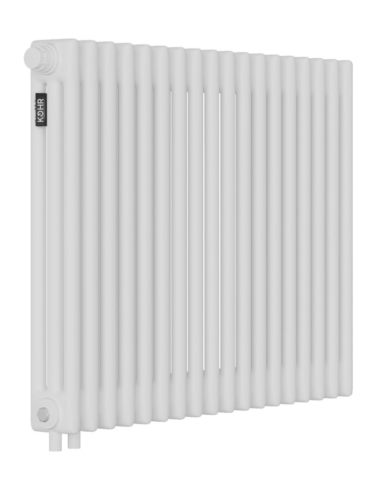 Стальной трубчатый радиатор Kohr Heim 3057/18 секций H01 с нижним подключением
