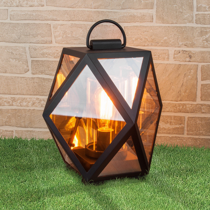 Наземный фонарь Ambra 35133/S черный Elektrostandard