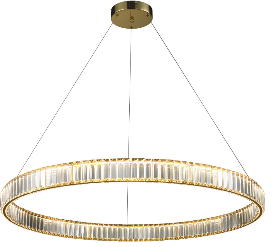 Подвесной светильник Woodstock 10920P/1-38W-3000K-D1000 GL-CL iLedex