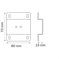 Скоба Lightstar Barra 505170 Скоба Lightstar Barra 505170