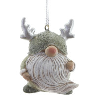 Фигурка декоративная подвесная "Гном",   L4 W3,5 H5 см, 2в.