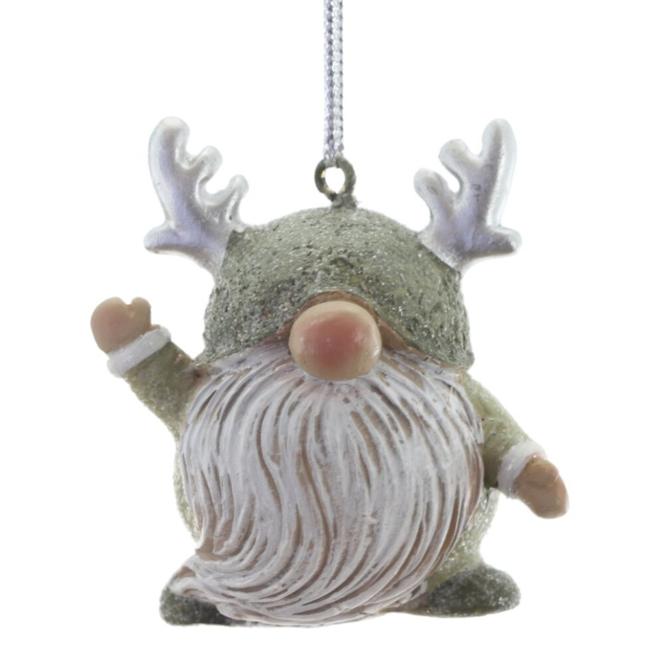 Фигурка декоративная подвесная "Гном",   L4 W3,5 H5 см, 2в.