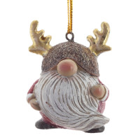 Фигурка декоративная подвесная "Гном",   L4 W3,5 H5 см, 2в.