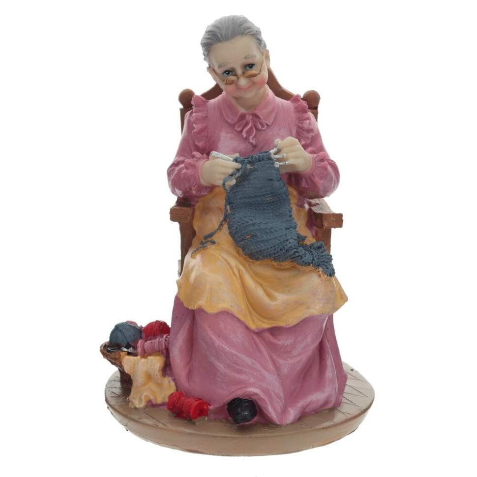 Фигурка декоративная "Бабушка/Дедушка", L11 W11 H17 см, 2в.