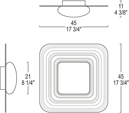 Настенно-потолочный светильник CORA 0504127364102 Leucos