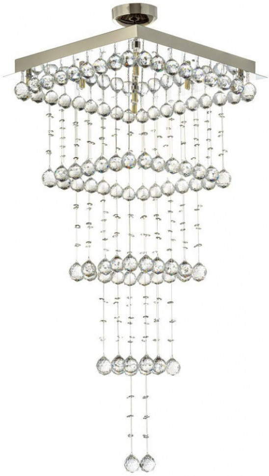 Потолочная люстра Tesoro Nickel Tesoro H 1.4.50.107 N Dio D'Arte