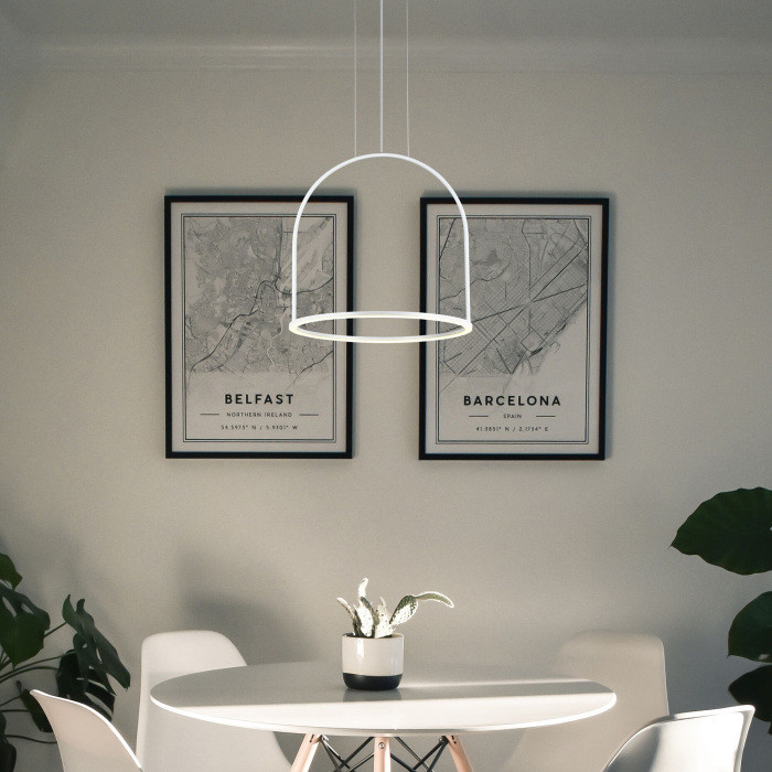 Подвесной светильник Over 90322/1 белый Eurosvet