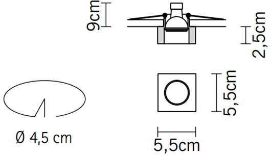 Точечный светильник Venere D55F0811 Fabbian