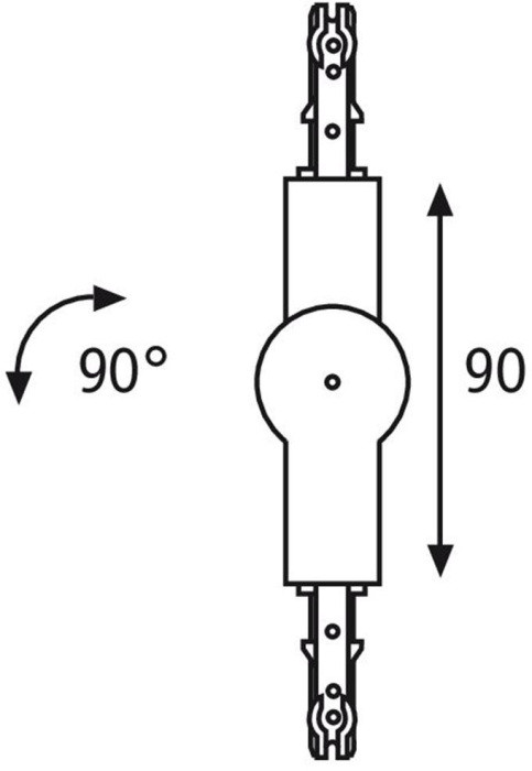 Коннектор угловой URail 96964 Paulmann