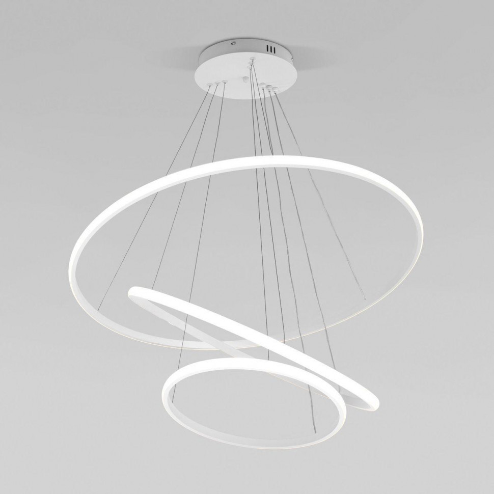 Подвесной светодиодный светильник Eurosvet Collars 90264/3 белый