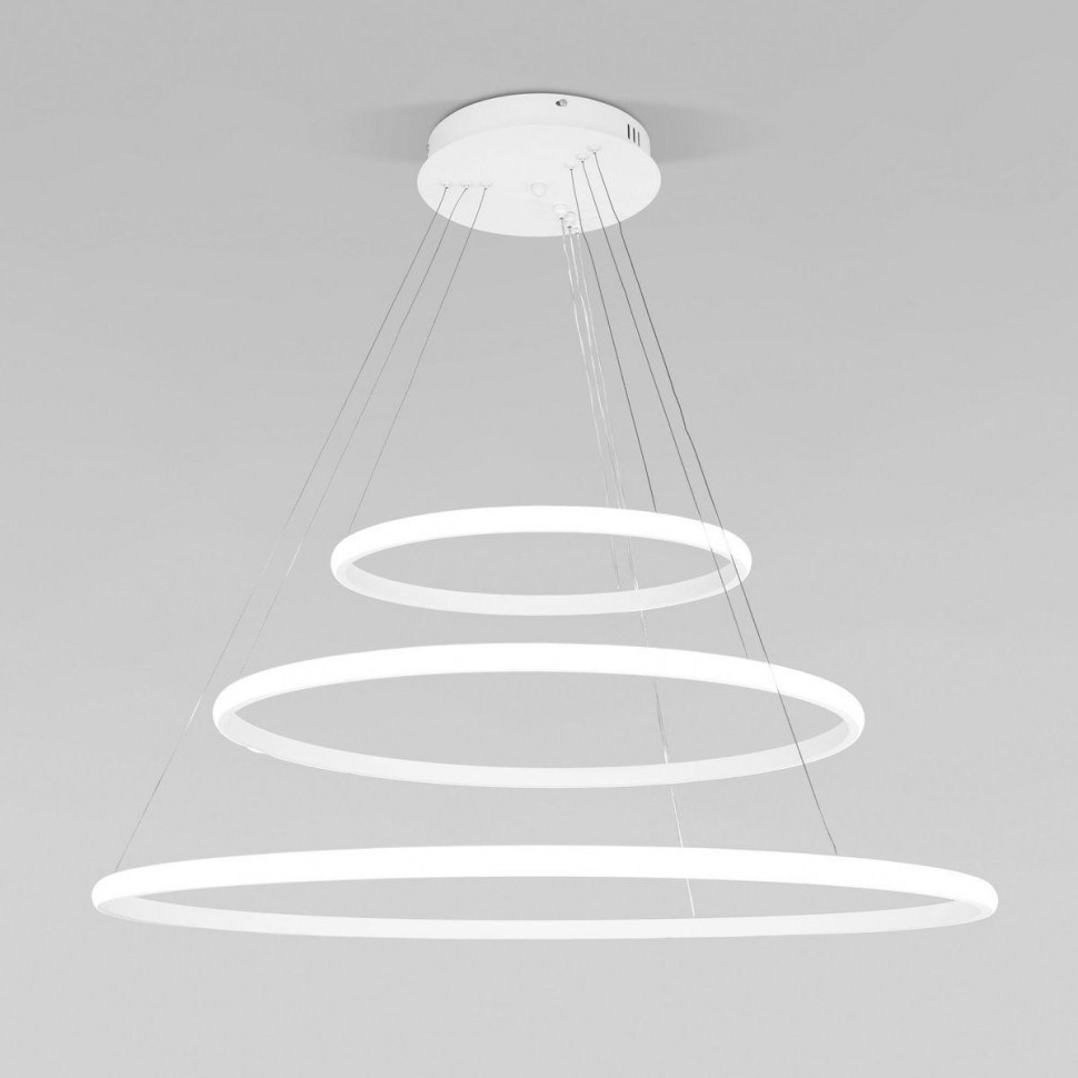 Подвесной светодиодный светильник Eurosvet Collars 90264/3 белый