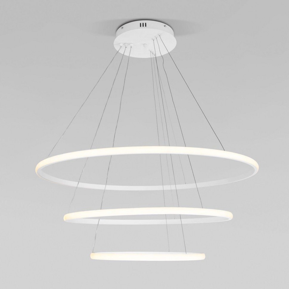 Подвесной светодиодный светильник Eurosvet Collars 90264/3 белый