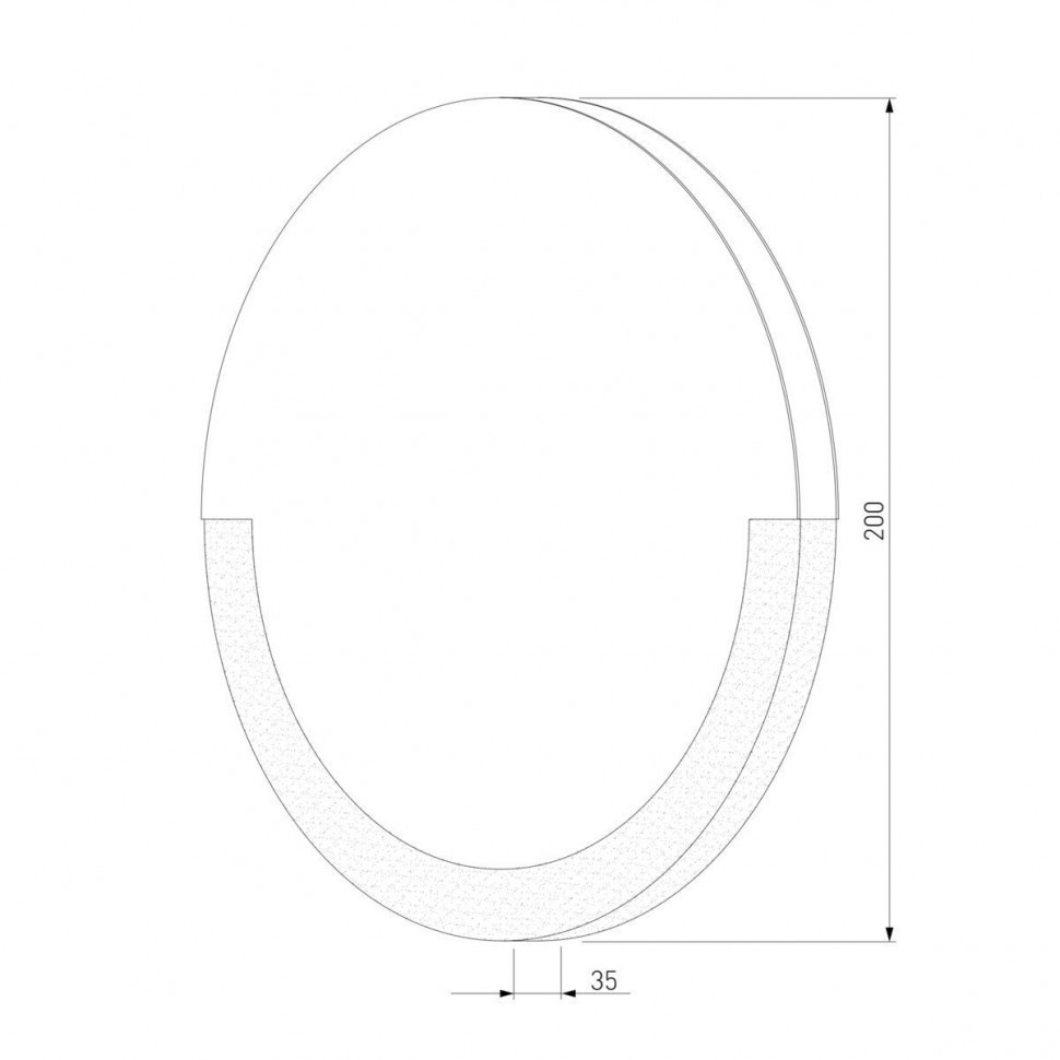 Настенный светодиодный светильник Eurosvet 40147/1 LED белый
