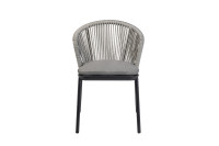 Кресло уличное "Верона" темно-серое Кресло уличное "Верона" темно-серое