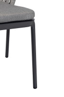 Кресло уличное "Верона" темно-серое Кресло уличное "Верона" темно-серое