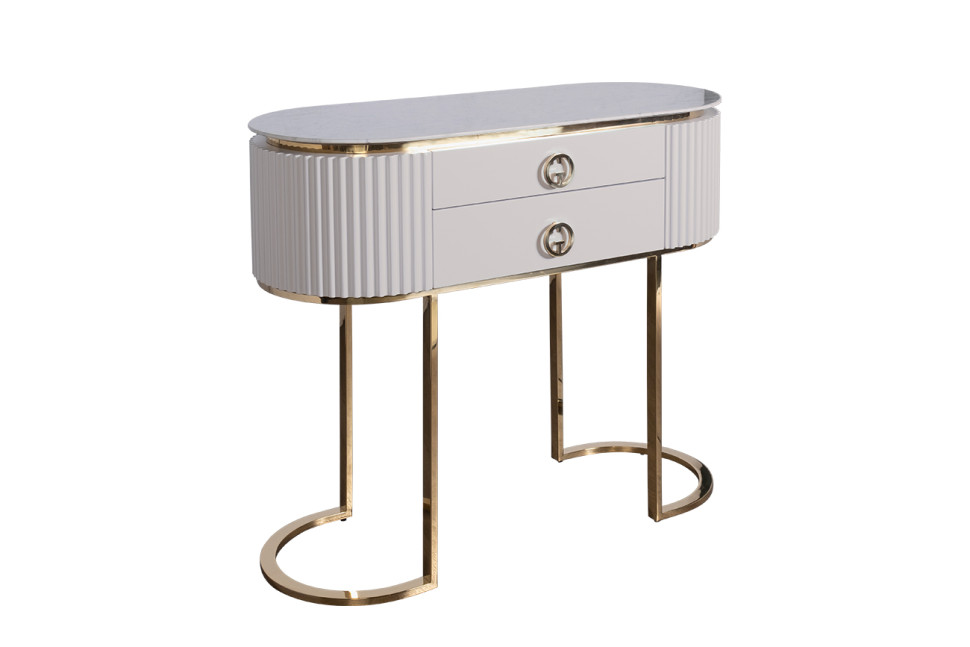 Консоль Luchiano с мраморной столешницей