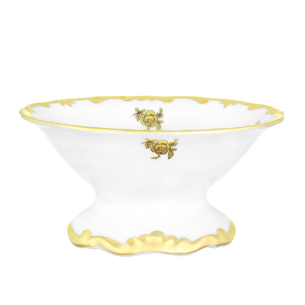 Розетка н/н 8см."Роза золотая"