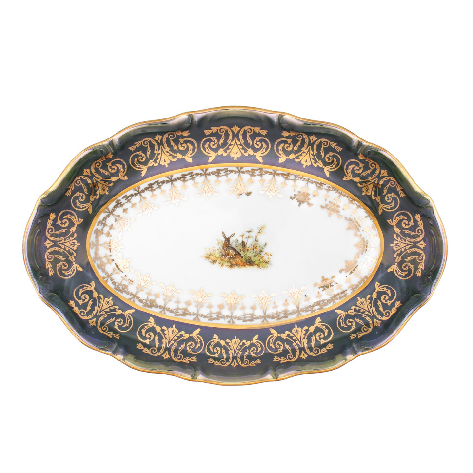 Селедочница 22см "Охота зеленая"