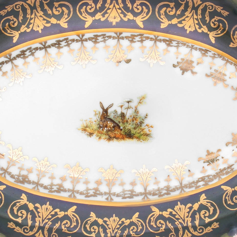 Селедочница 22см "Охота зеленая"