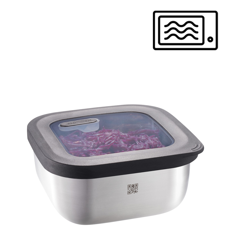 Контейнер для хранения квадратный 900мл."Provido"