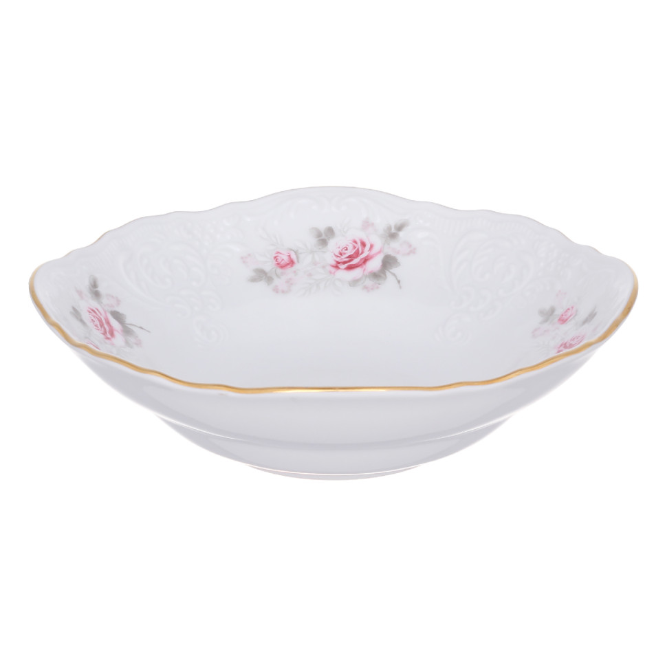 Набор салатников 16см.6шт."Роза серая 5396011" Bernadotte