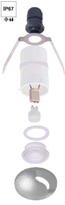 Встраиваемый светильник уличный Teresa 2L1.000.000.LXZ1L Fumagalli