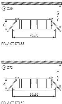 Точечный светильник FIRLA 8664 Kanlux