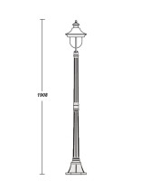 Наземный фонарь  84308c Bl Oasis Light