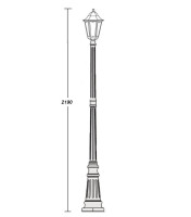 Наземный фонарь  79809M Gb Oasis Light