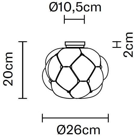 Потолочный светильник Cloudy F21E0371 Fabbian