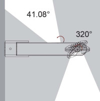 Настенный светильник уличный LEDSPOT W6144S-2-4000K Gr Oasis Light