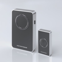 Звонок дверной DBQ27 DBQ27M WL Чёрный/Серебро Elektrostandard