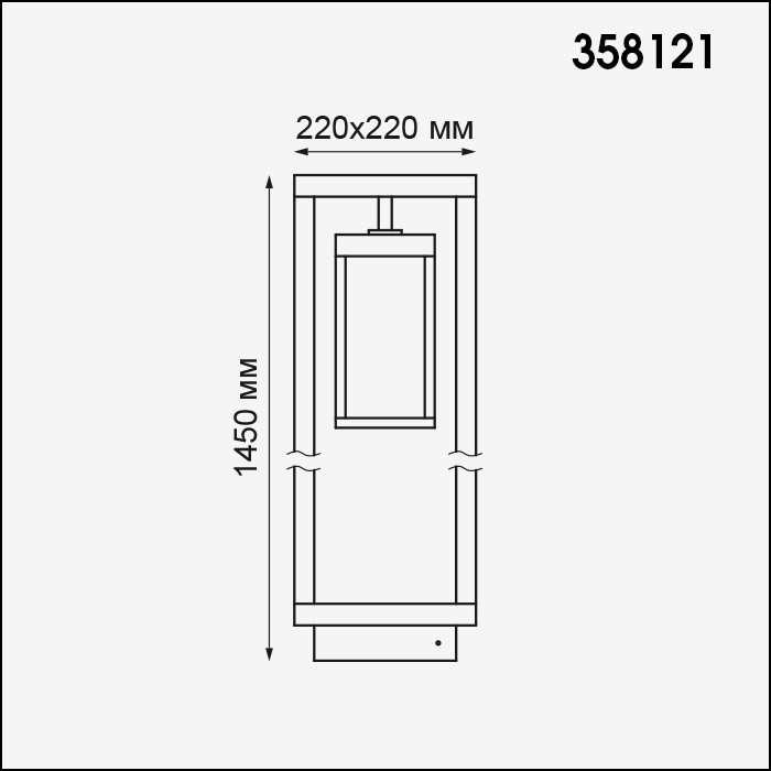Наземный светильник Ivory Led 358121 Novotech