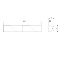 Настенный светодиодный светильник Elektrostandard Snip 40116/Led белый a058286