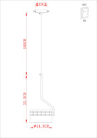 Подвесной светильник Mosaic A2094SP-1GO Arte Lamp