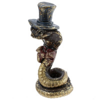 Фигурка декоративная "Змея", L3 W3 H8 см, 6в.