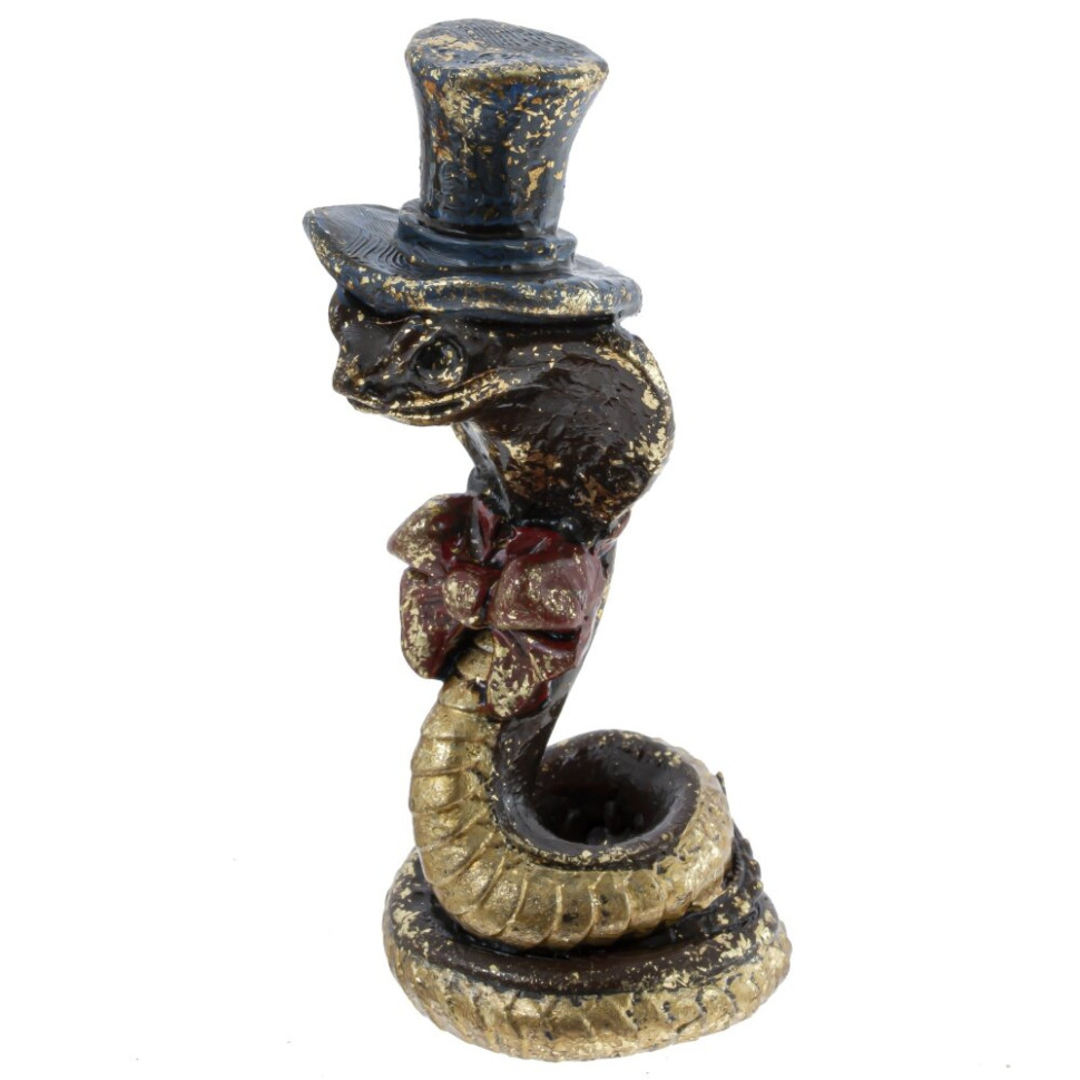 Фигурка декоративная "Змея", L3 W3 H8 см, 6в.