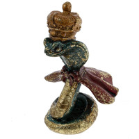 Фигурка декоративная "Змея", L3 W3 H8 см, 6в.