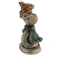 Фигурка декоративная "Змея", L3 W3 H8 см, 6в.